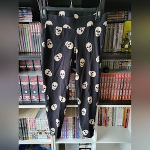 Torrid Skull Leggings size 00